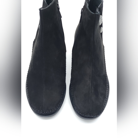 SAS Jade Onyx Women's Ankle Wedge Boot Side Zip Comfort Size 9 W - Picture 8 of 12